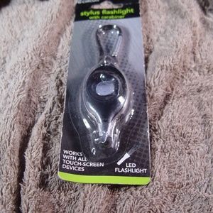 E- CIRCUIT Stylus LED FLASHLIGHT KEY CHAIN with Carabiners,